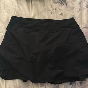 Black lululemon tennis skirt